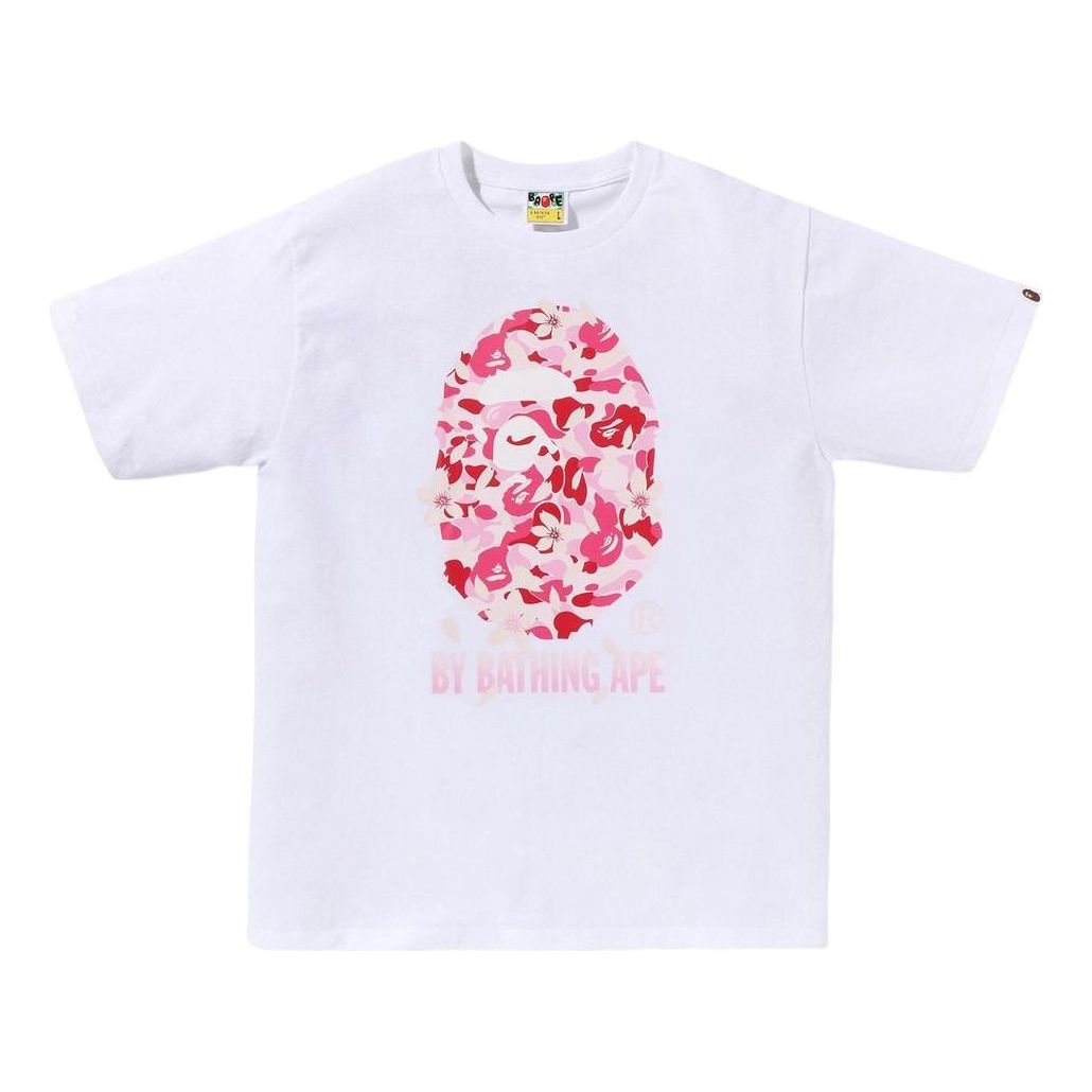 A Bathing Ape ABC Sakura Camo T-Shirt 'White' 1M20-110-013-WHT
