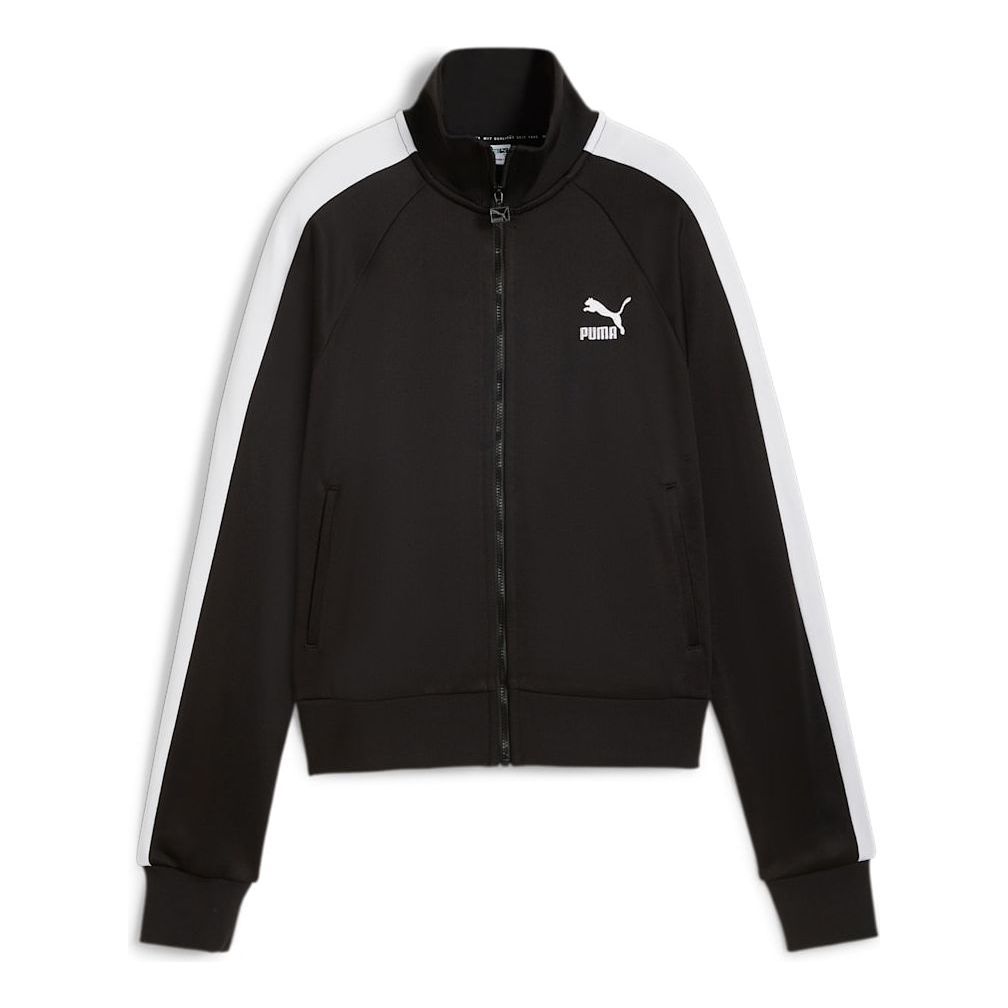 (WMNS) PUMA Iconic T7 Track Jacket 'Black White' 627994-01