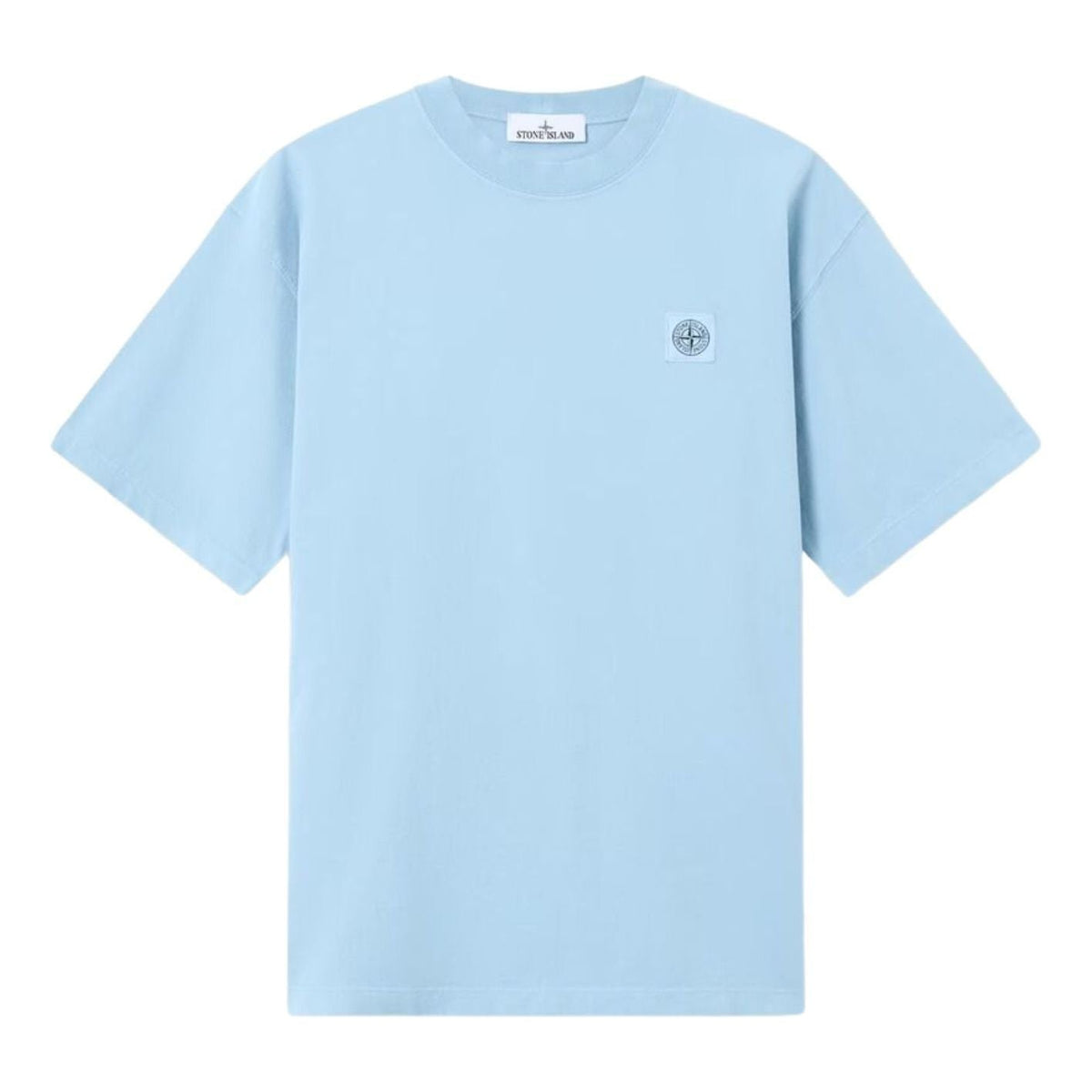 STONE ISLAND 2100030 Compass Patch T-Shirt 'Dust Blue' L1S152100030S0115V004A