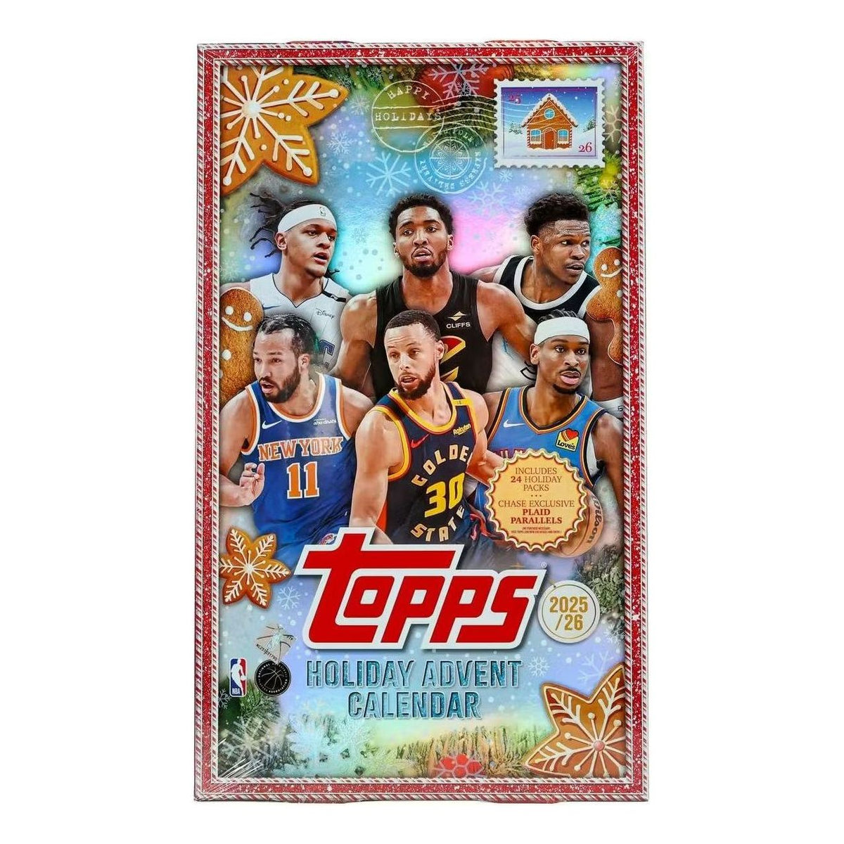 Topps Holiday Basketball 25-26 Countdown Calendar Box 887521151837