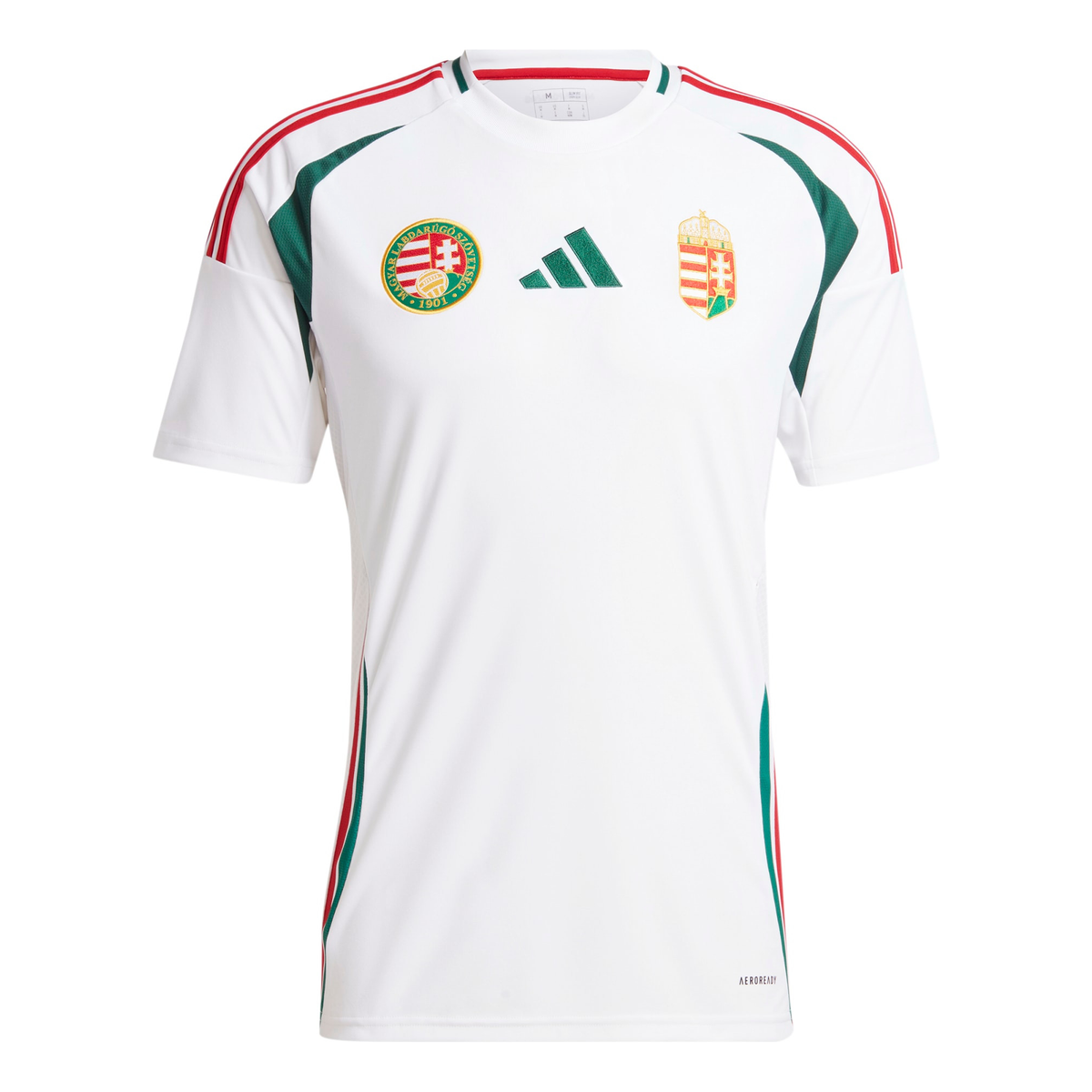 adidas Hungary 24 Away Soccer Asia Sizing 'White' IQ2392