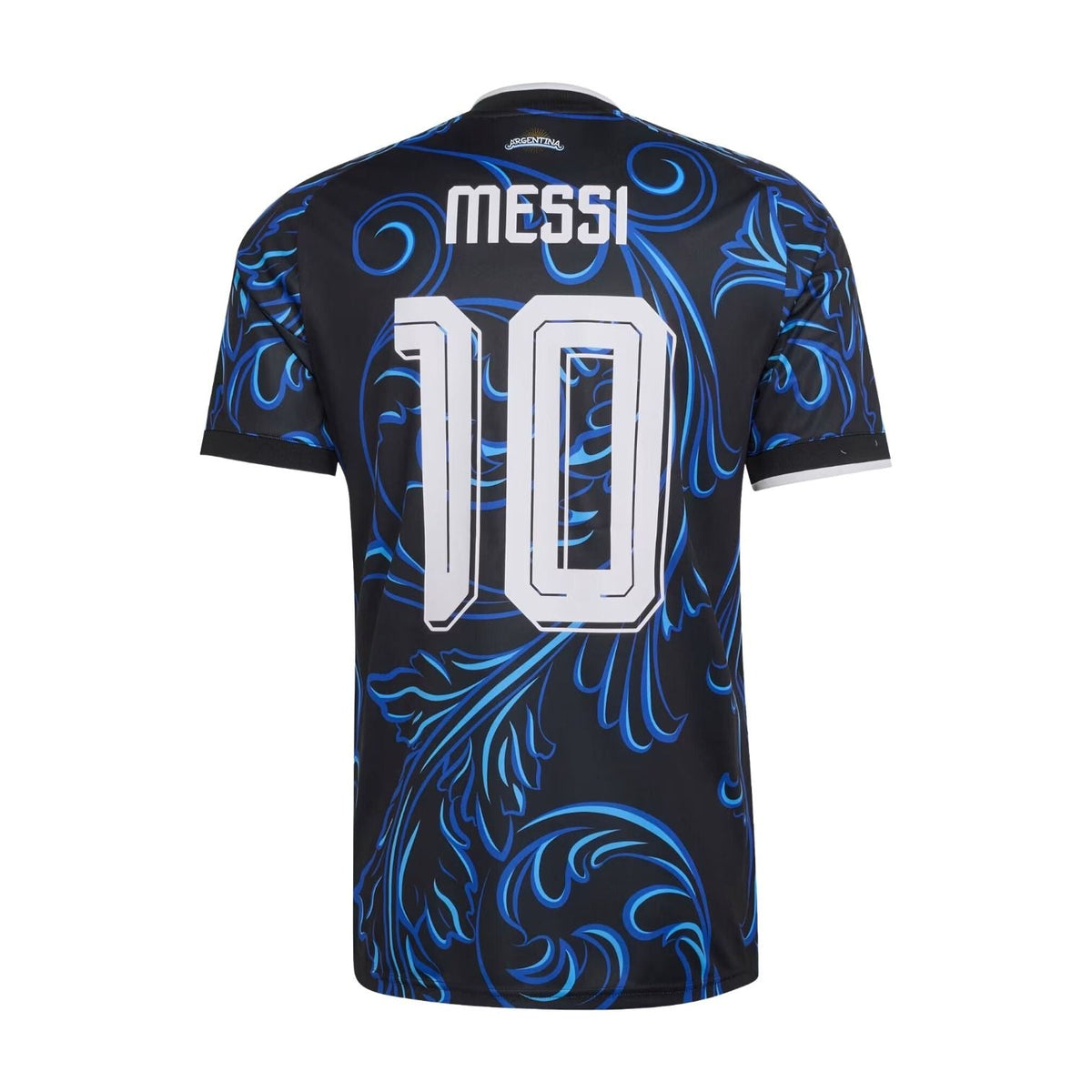 adidas Lionel Messi Argentina 2026 Away Jersey Asia Sizing 'Black Lucid Blue' KH3940