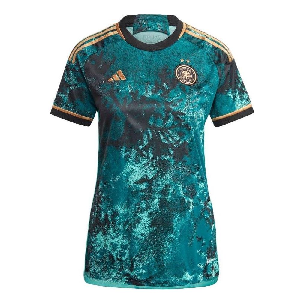 (WMNS) adidas Germany Team 23 Away Jersey Asia Sizing Asia Sizing 'Teal' HZ8273