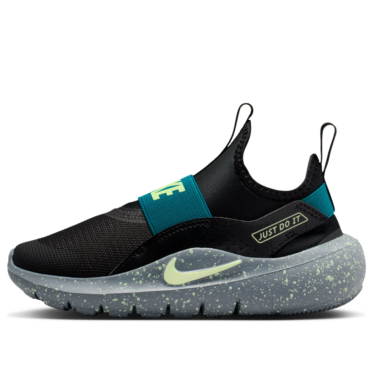(PS) Nike Flex Runner 4 SE 'Black Volt Bright Spruce' IQ2355-034 - Nike Professional Edition