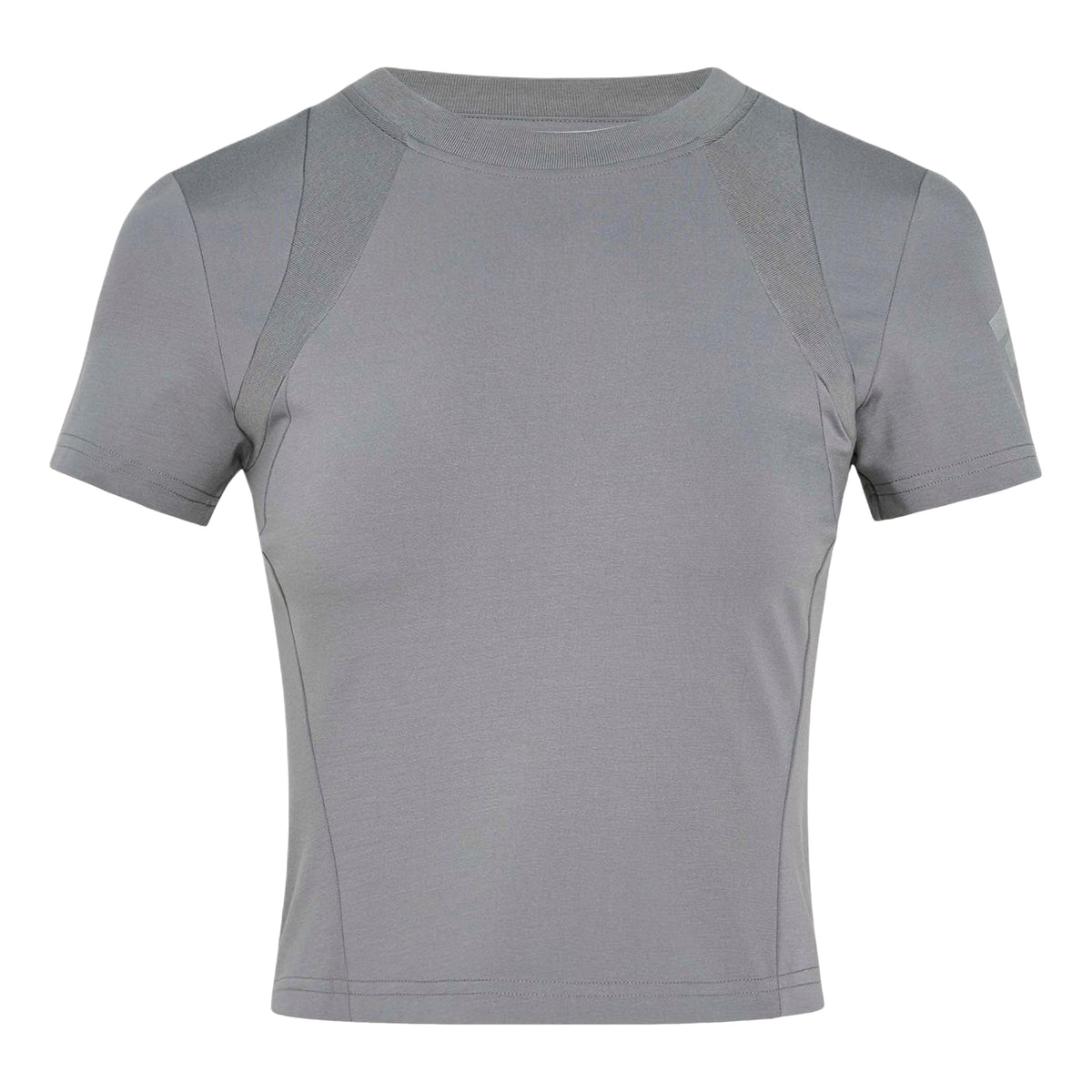 (WMNS) adidas Future Style Woven T-Shirt Asia Sizing 'Grey' KS5174