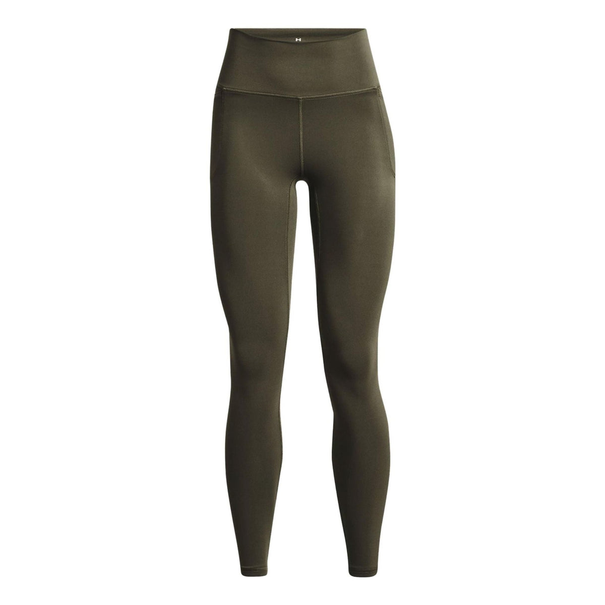 (WMNS) Under Armour Meridian Leggings 'Olive Green' 1382522-390