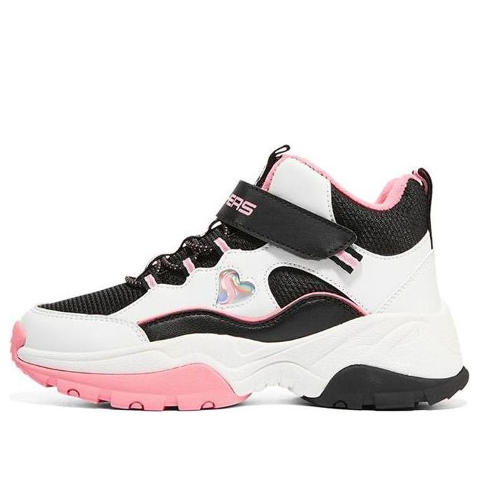 (GS) Skechers Kozmiks 'Black White Pink' 302527L-BKWP