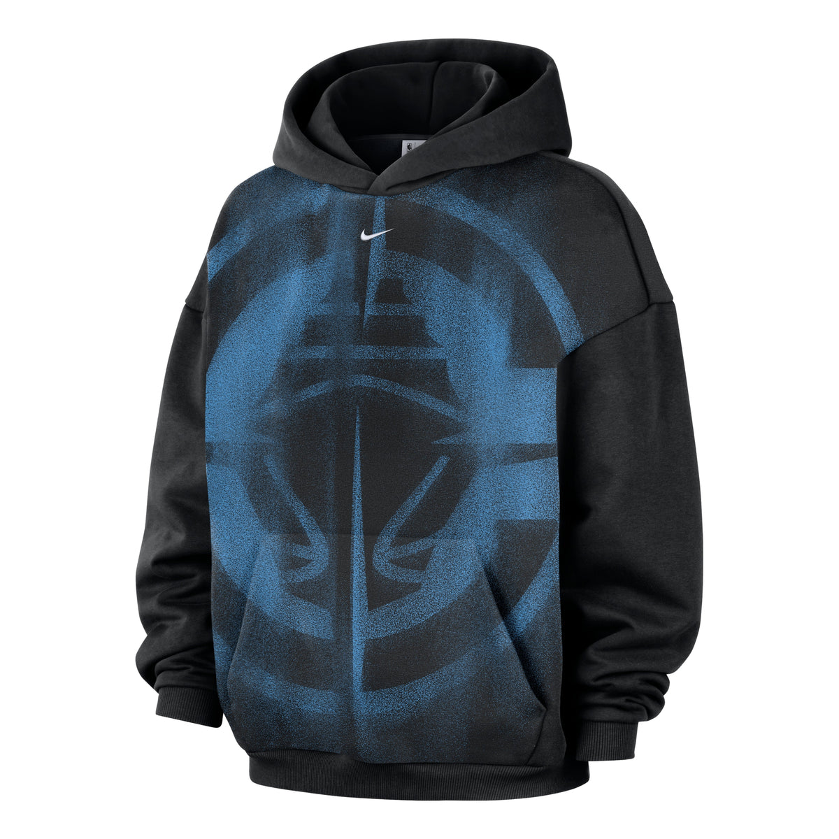 Nike LA Clippers Standard Issue Fleece Hoodie 'Black White' IQ2512-010 - Nike Professional Edition
