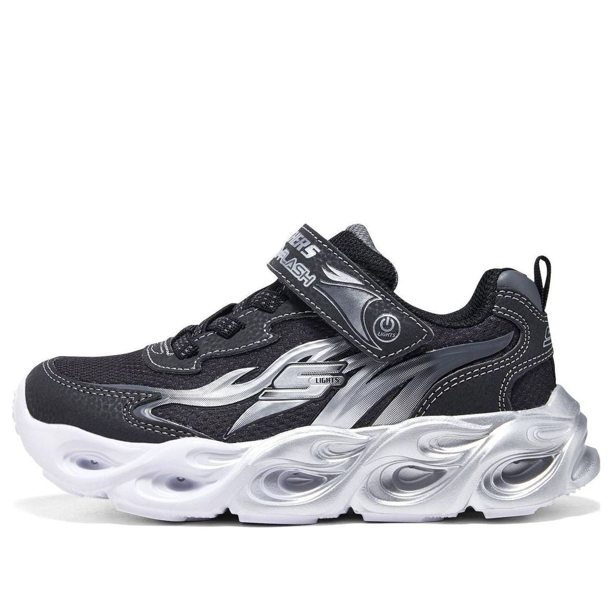(GS) Skechers Thermo-Flash Trainers 'Black Silver' 400103L-BKSL