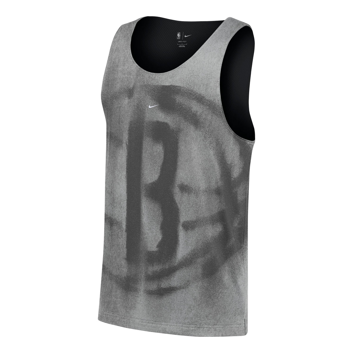 Nike Brooklyn Nets Standard Issue Jersey 'Flat Silver Black' II5555-007 - Nike Professional Edition