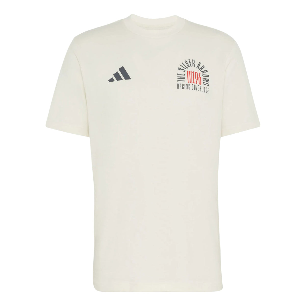 adidas x Mercedes - AMG Petronas Formula 1 Team Silver Arrows 1955 T-Shirt Asia Sizing 'Off White' KS2249