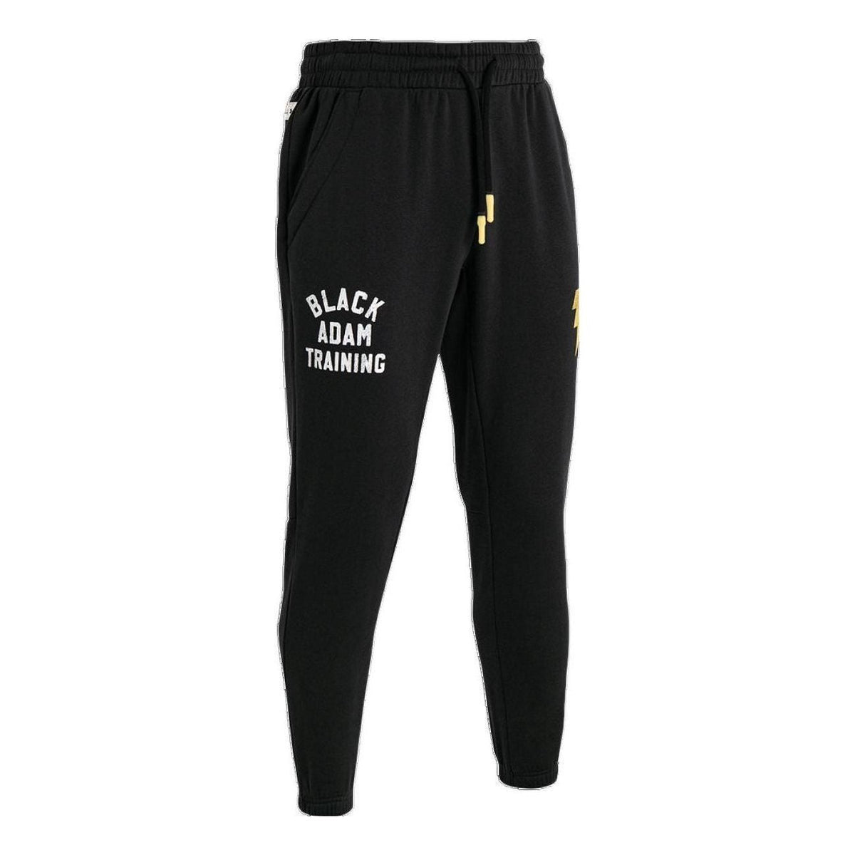 Under Armour Project Rock Black Adam Rival Fleece Pants 'Black Yellow' 1377750-001