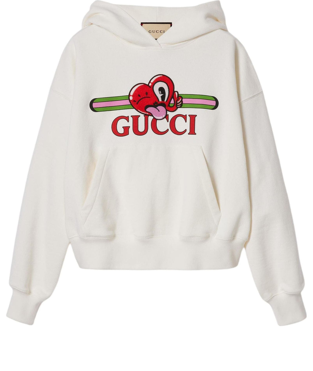 (WMNS) Gucci Cotton Jersey Sweatshirt With Patch 'Off White' 768122-XJGHG-9088