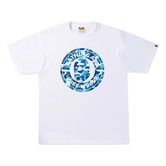 A Bathing Ape ABC Camo Busy Works T-Shirt 'White Blue' 1I30-110-006-WHTBLUE