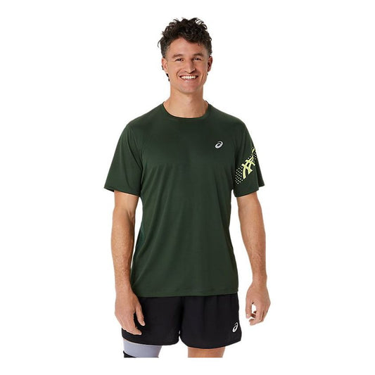 ASICS Icon Short Sleeve Top 'Rain Forest Glow Yellow' 2011C836-305