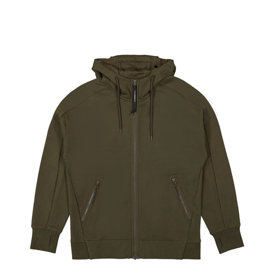 Diagonal Raised Fleece Google Hoodie