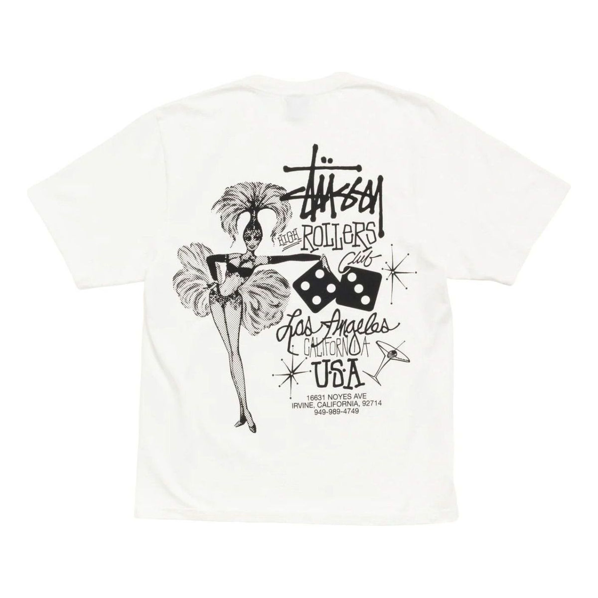 Stussy High Rollers T-Shirt 'Natural' 1905200-NATL - Stussy Professional Edition