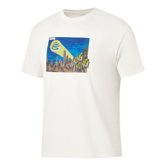 Li-Ning x Curry China Tour City HongKong T-Shirt 'White' AHSWK07-1 - Li-Ning Professional Edition