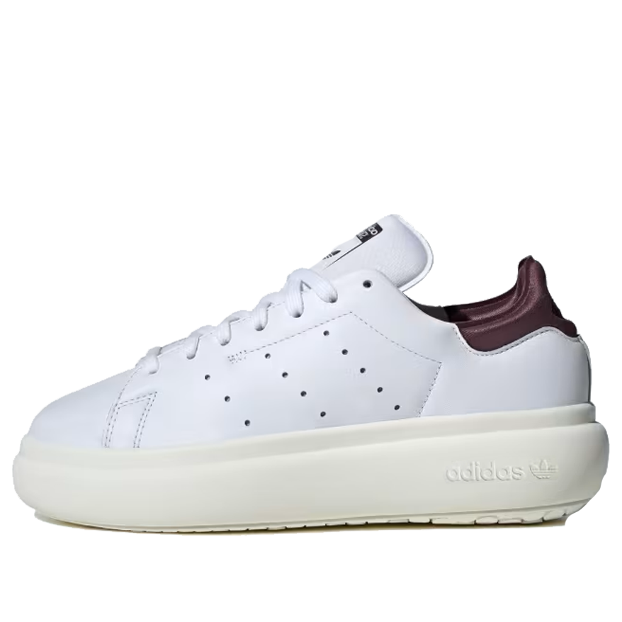 (WMNS) adidas Stan Smith PF 'White Burgundy' IF7012