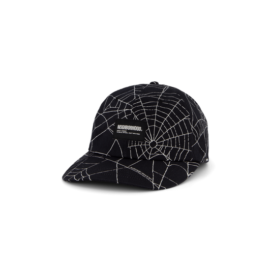 Spiderweb Dad Cap Black