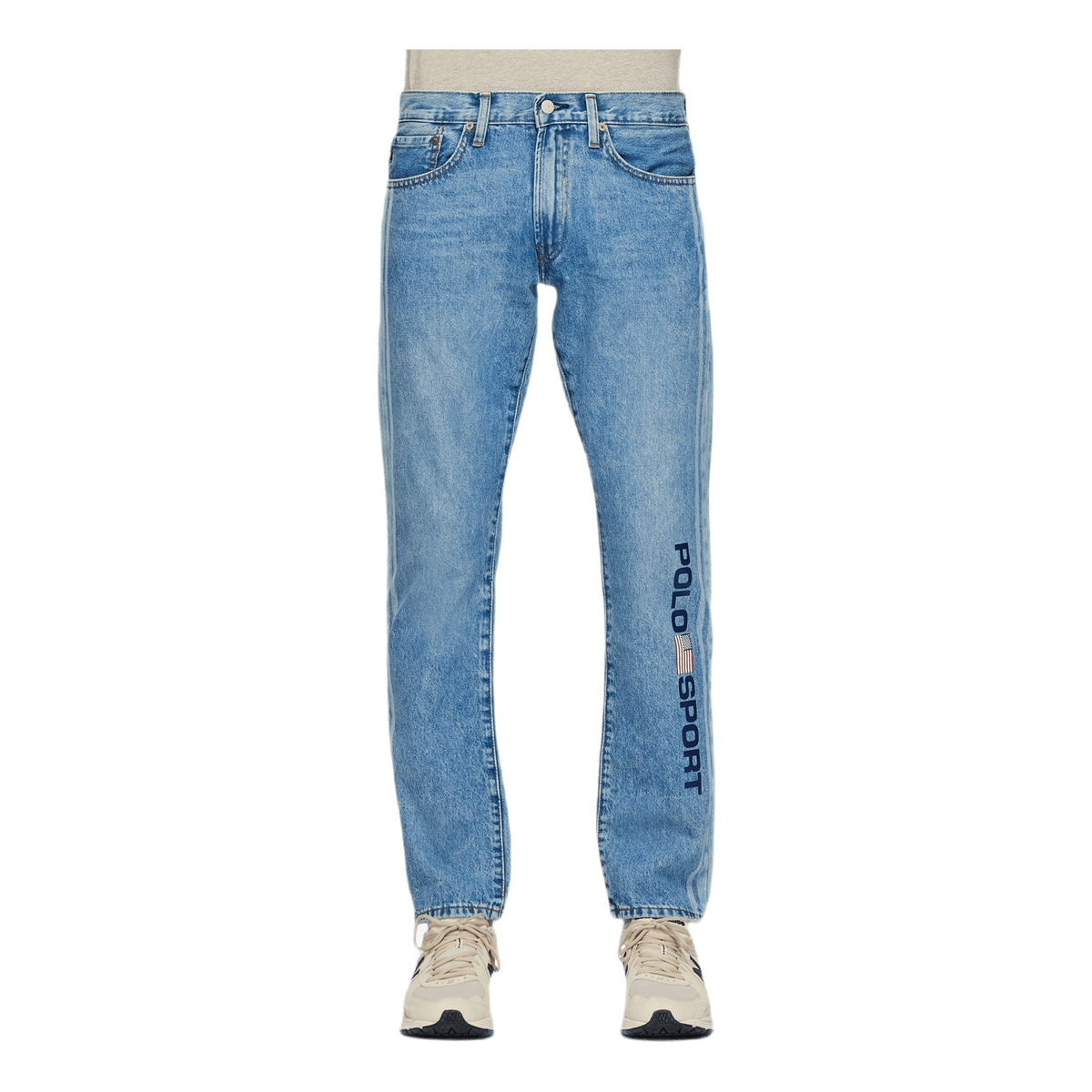 Varick Slim Straight Jeans Blue