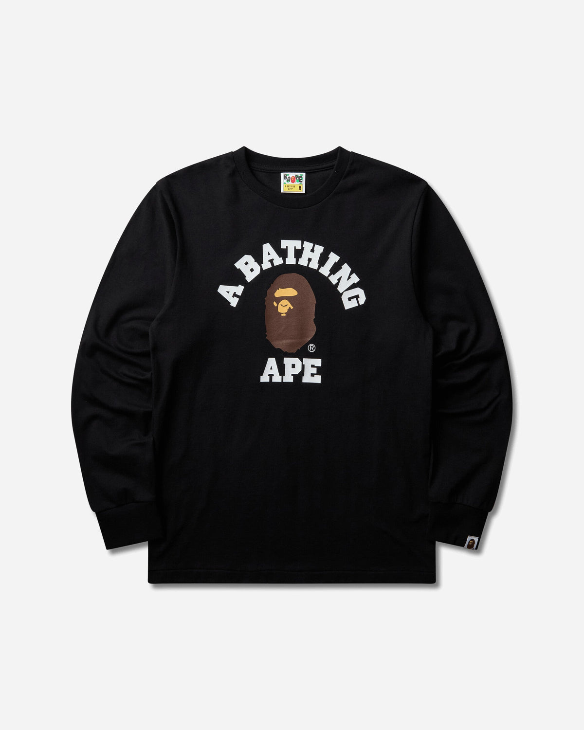 Men's College Longsleeve T-Shirt Black