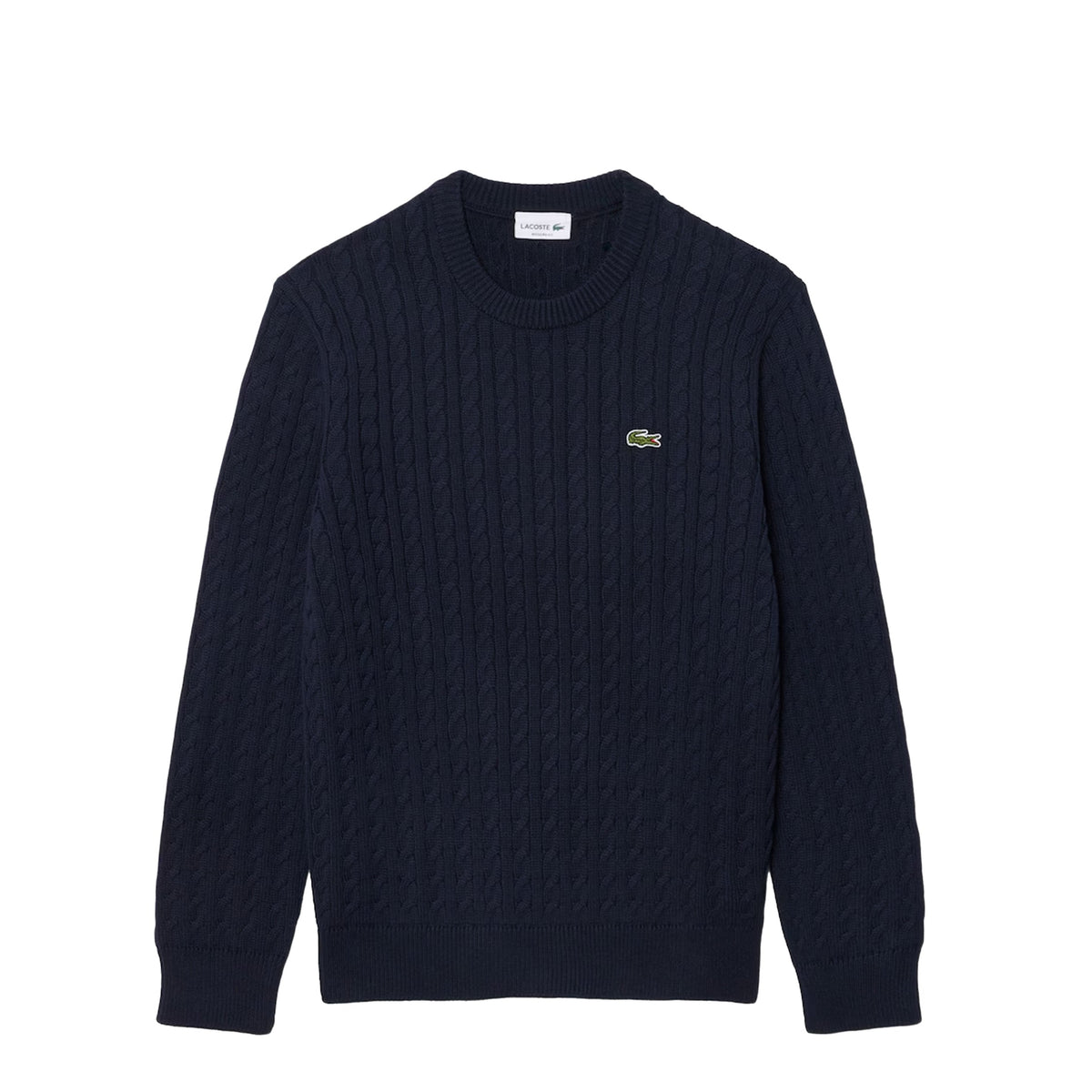 Lacoste Cable Knit Cotton Sweater