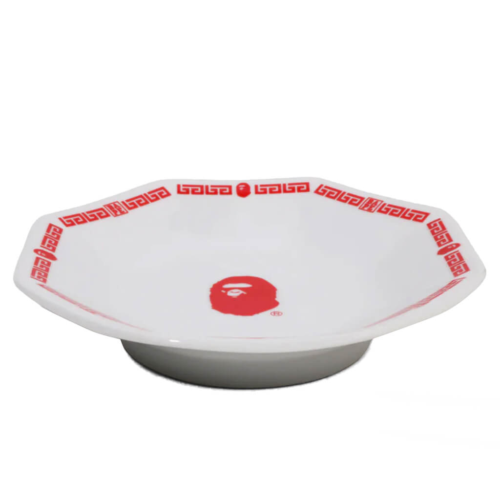 BAPE Octagonal Dish - White