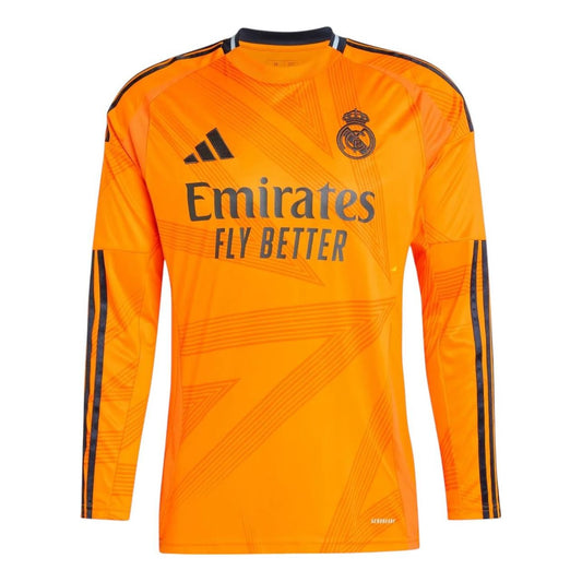 adidas Real Madrid CF 24/25 Long Sleeve Away Asia Sizing 'Orange' IT5189