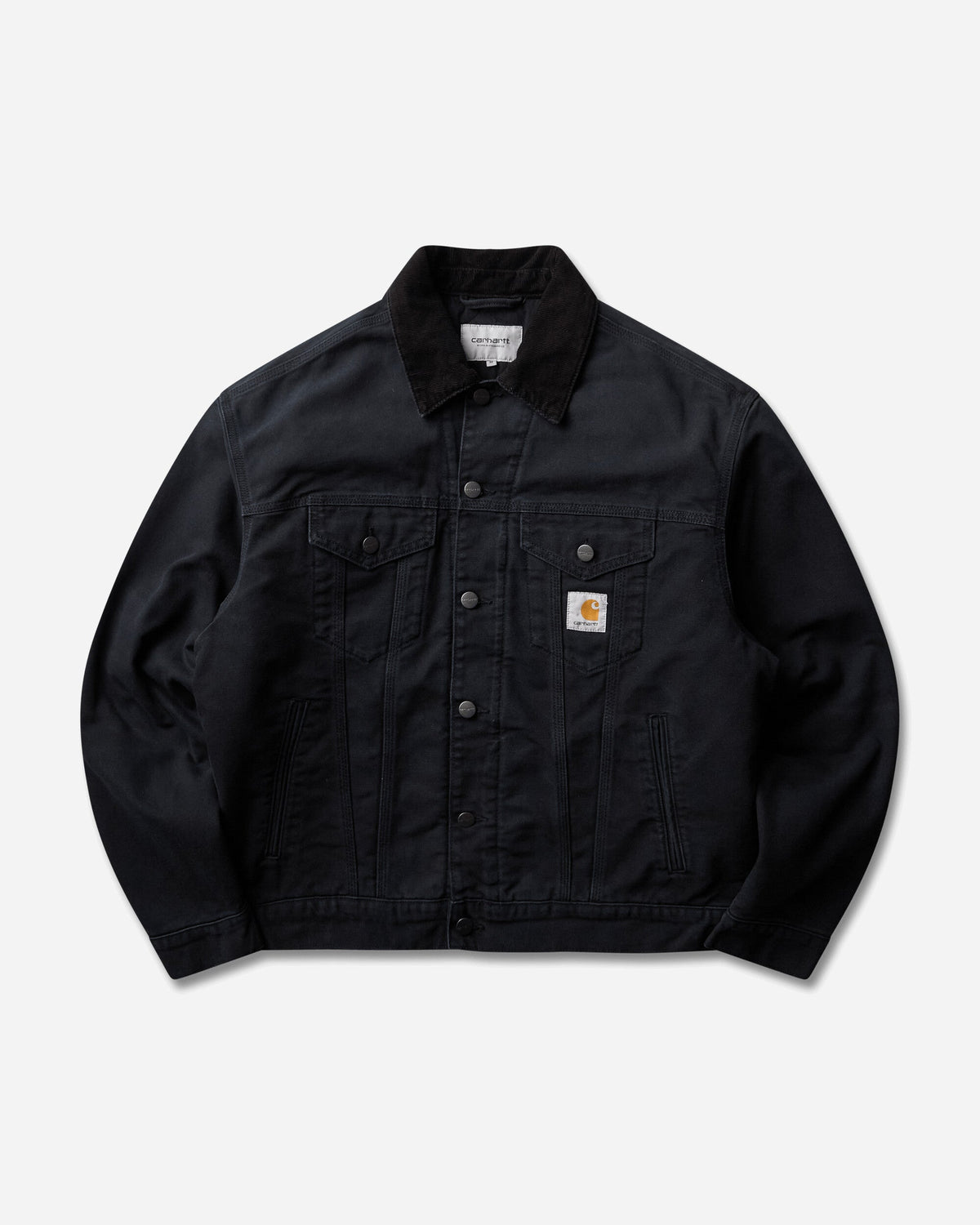 Men's OG Trucker Jacket Black (Stone Canvas)