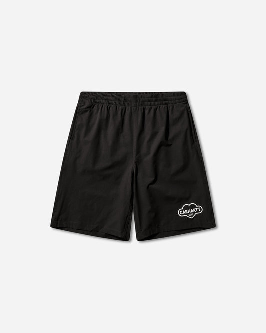 Men's Cloud Heart Swim Trunks Black
