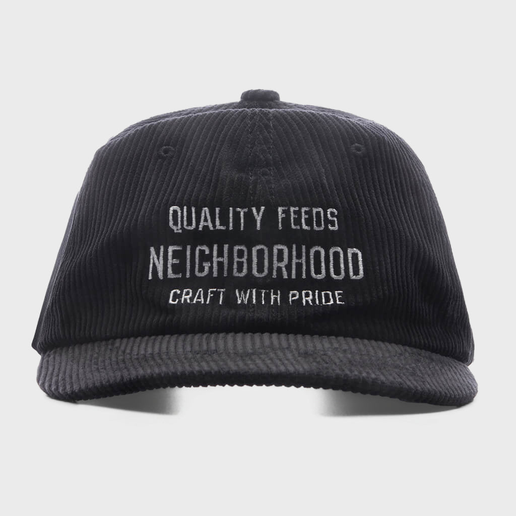 Corduroy Dad Cap - Black