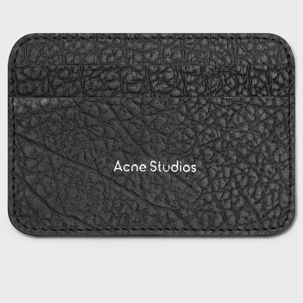 Embossed Logo Card Holder Fn-Ux-Slgs000275 - Black