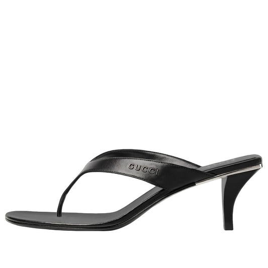(WMNS) Gucci Vittoria Thong 'Black' 865403-C9D00-1000