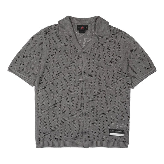 Air Jordan x A Ma Maniere Shooting Shirt Asia Sizing 'Flat Pewter' HF0535-029