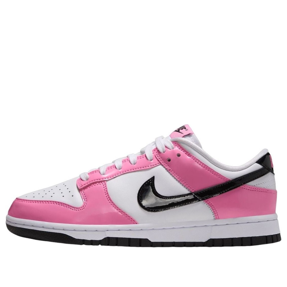 (WMNS) Nike Dunk Low Patent 'Pink Spell Black' IR2417-601 - Nike Professional Edition