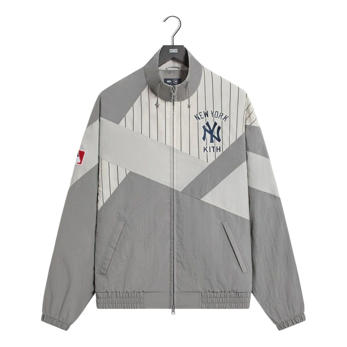 KITH For The New York Yankees Nylon Shiloh Jacket 'Skyscraper' KHMA010149-2033 - KITH Professional Edition