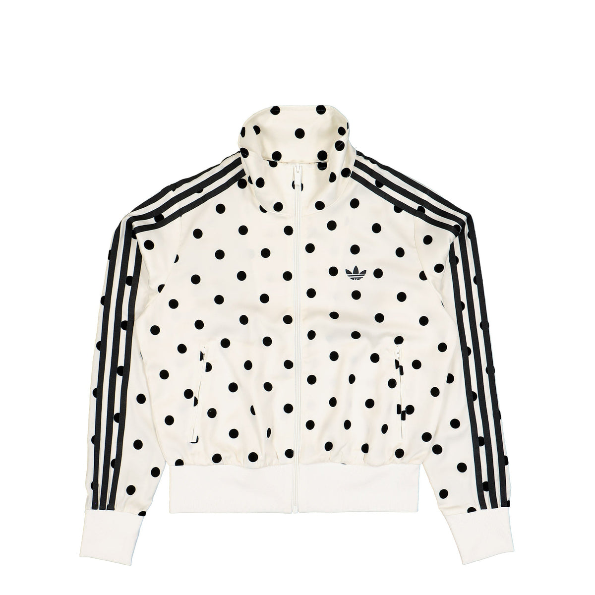 Satin Polka Dots Track Top