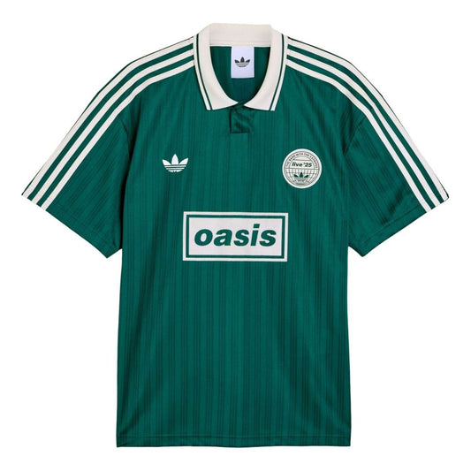 adidas Tour Jacquard Jersey Asia Sizing 'Collegiate Green Cream White' KW6284