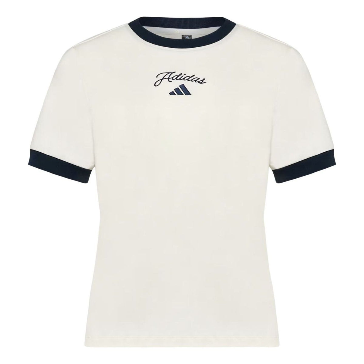 (WMNS) adidas Short-Sleeve T-Shirt Asia Sizing 'Off White' KZ1583
