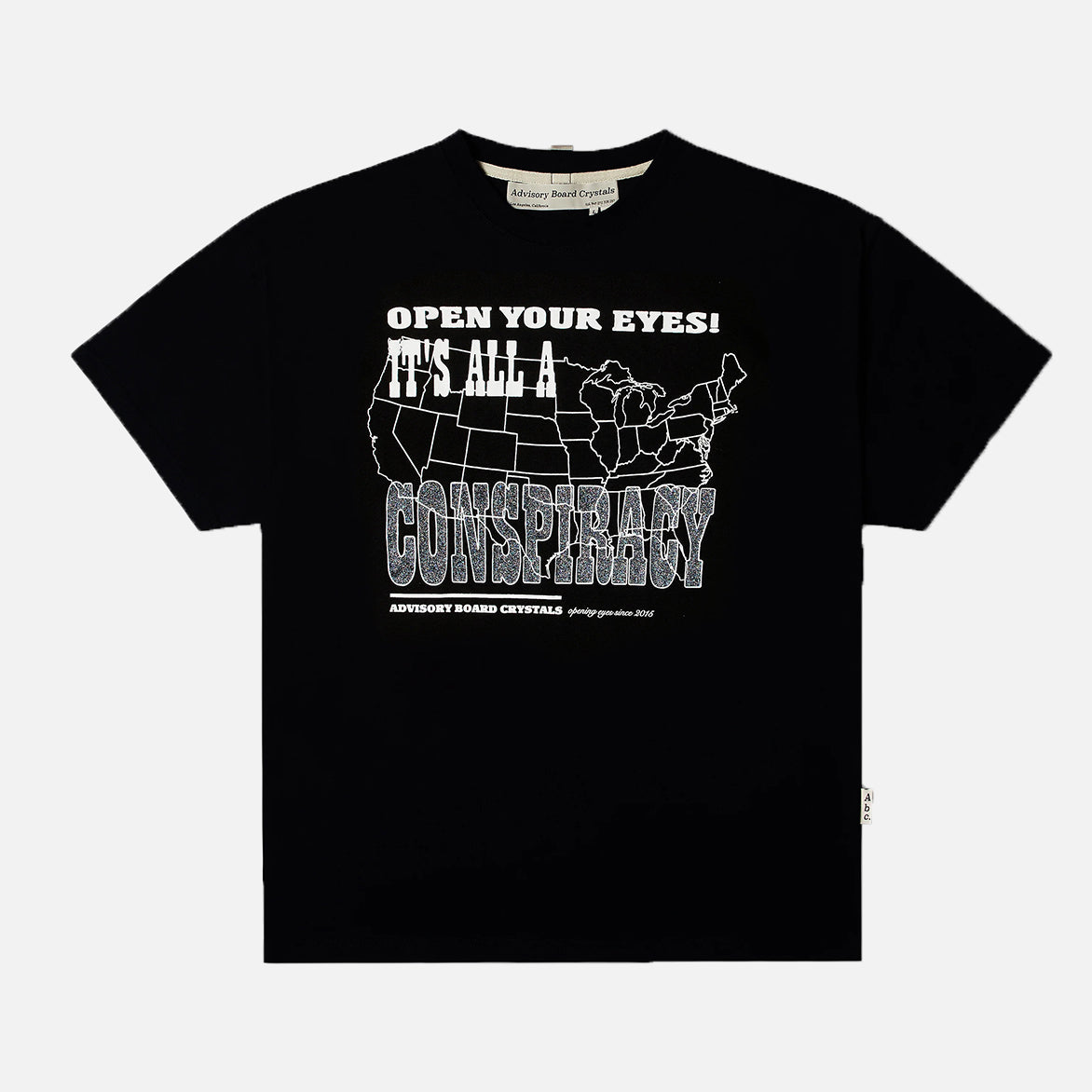 CONSPIRACY SHORT SLEEVE TEE - BLACK