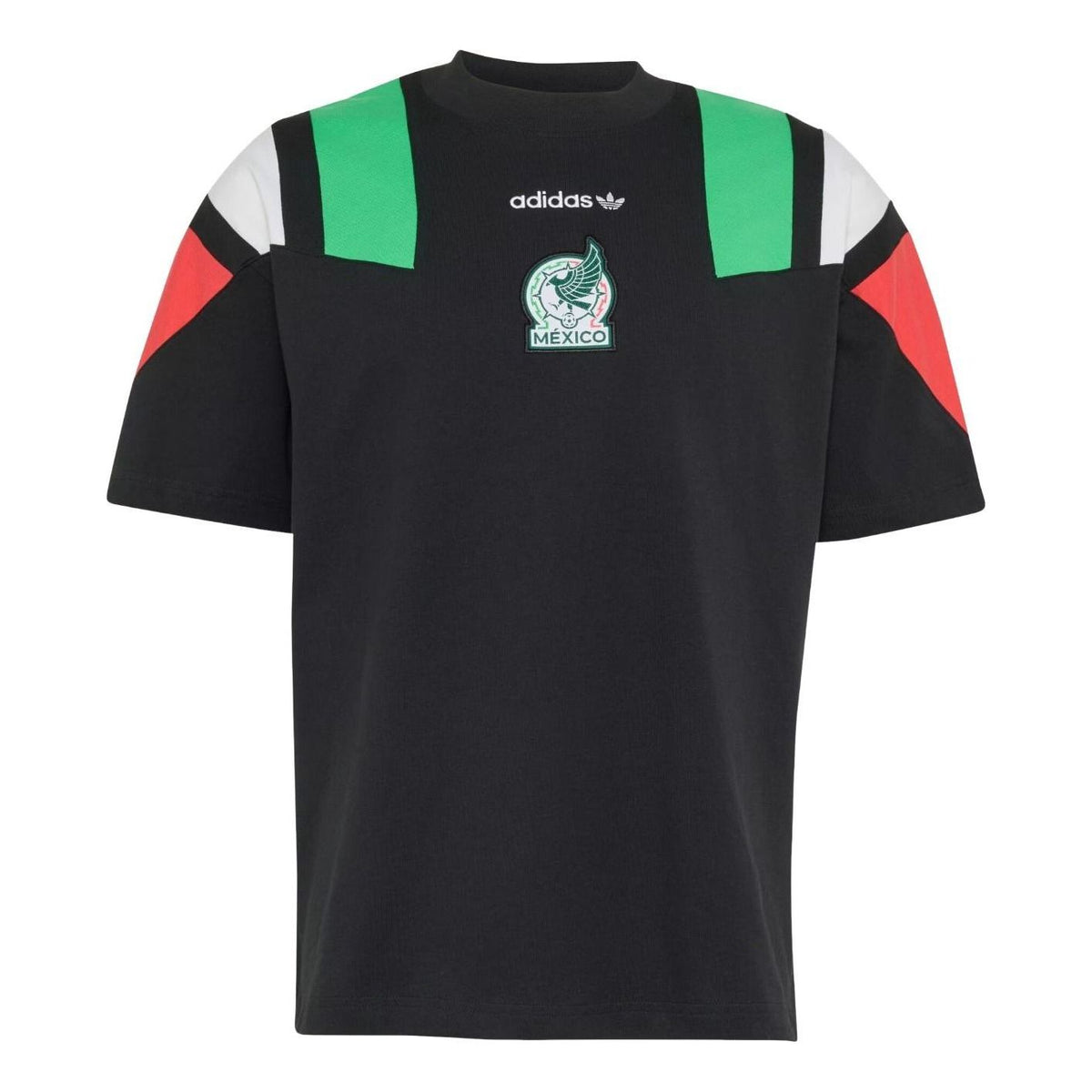 adidas Mexico EQT T-Shirt Asia Sizing 'Black' KG2573