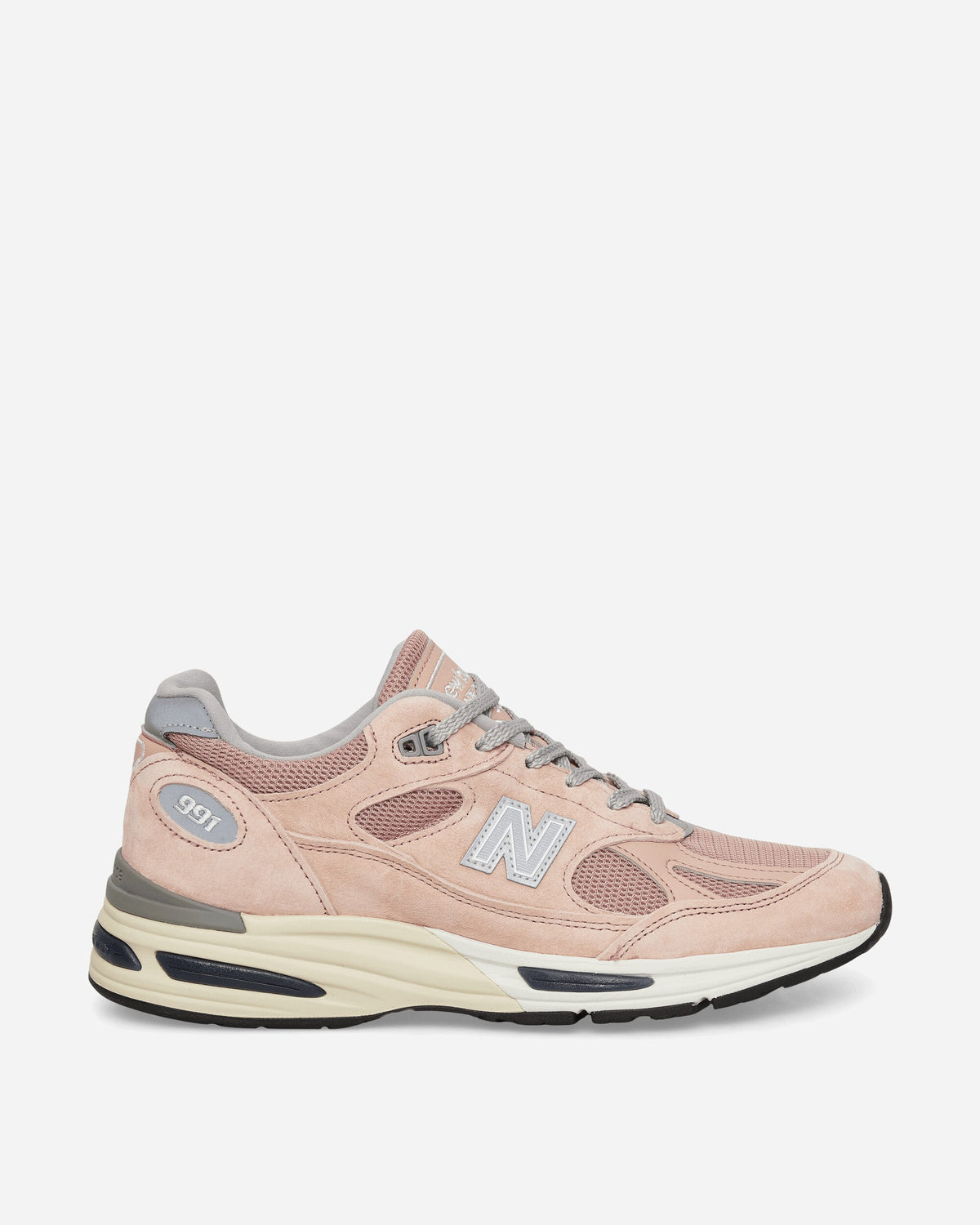 Made in UK 991v2 Sneakers Mahogany Rose / Siver