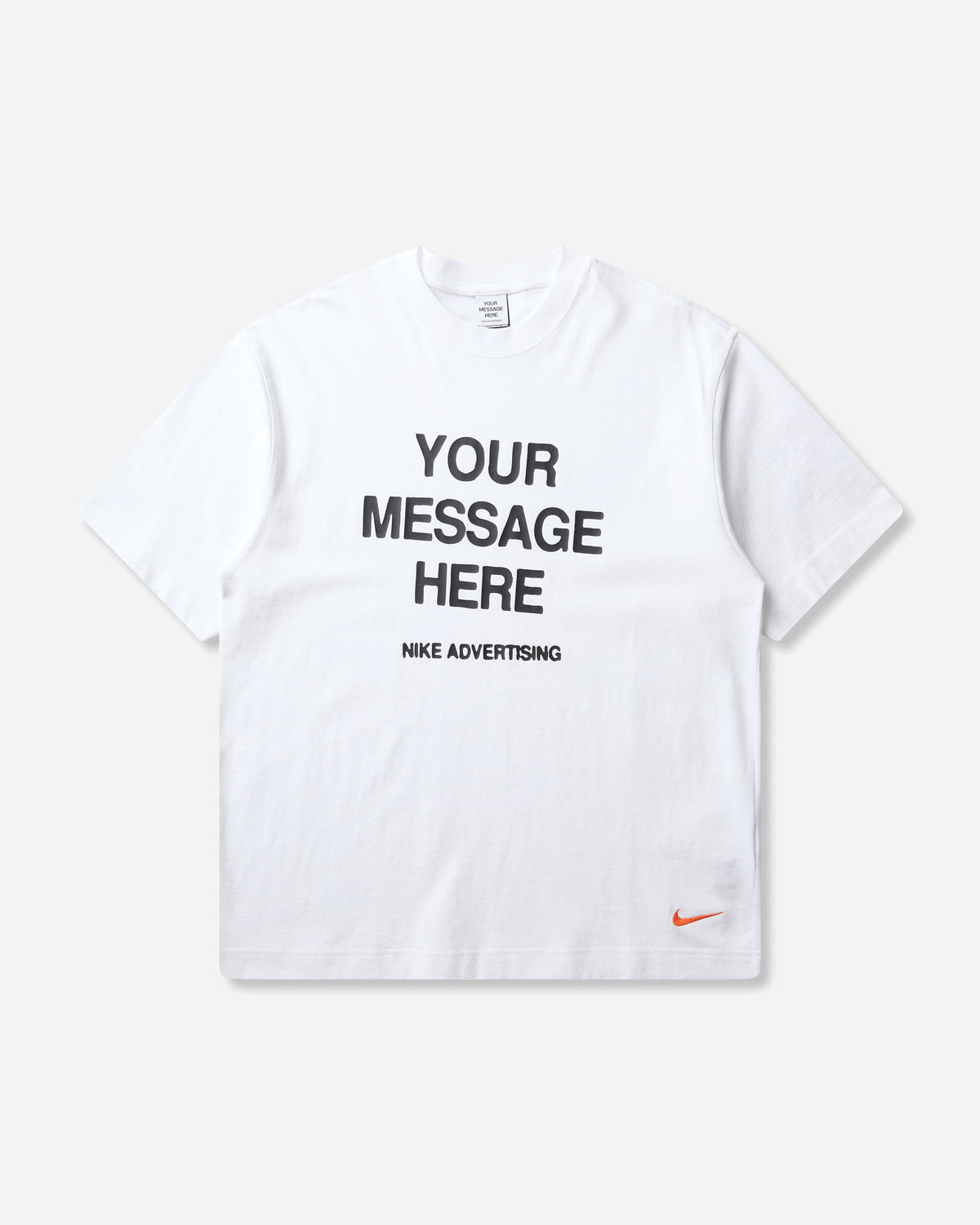Men's 'Your Message Here' T-Shirt White