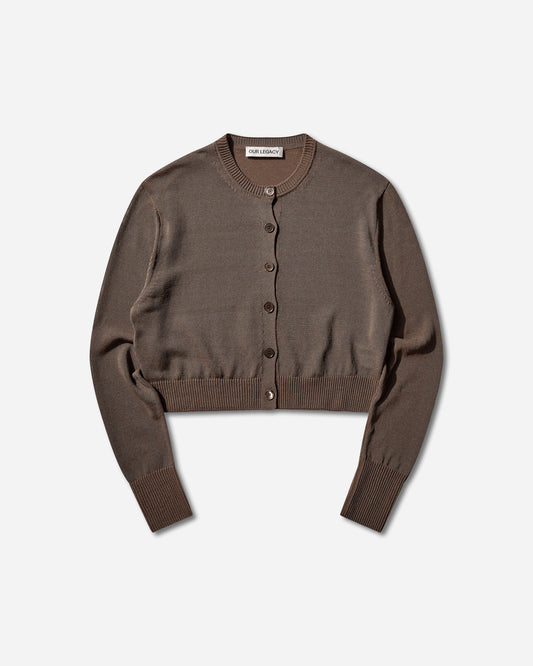 Women's Micro Cardigan Cangiante Copper