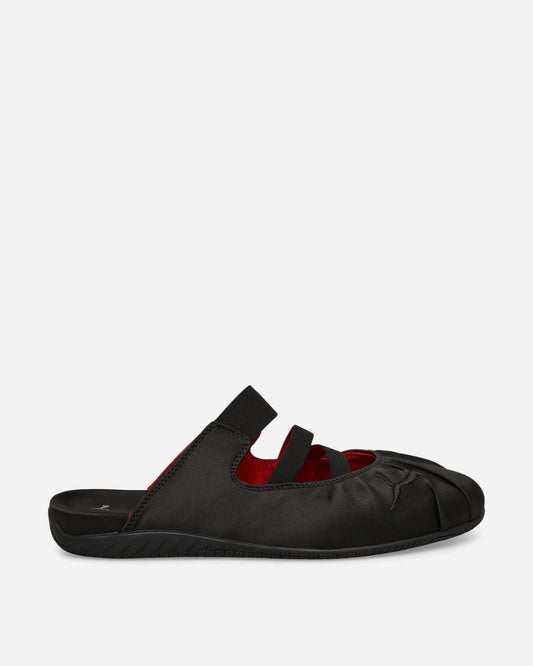 Women's Speedcat Satin Mules Black / For All Time Red
