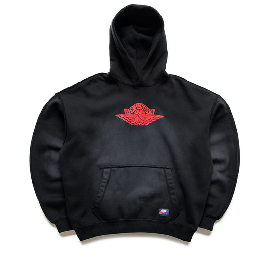 Jordan Flight Wings Hoodie - Black/University Red