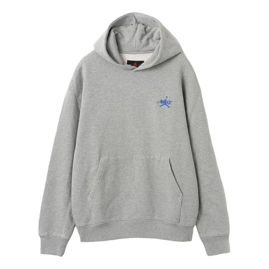 Air Jordan x Awake NY Fleece Hoodie Asia Sizing 'Dark Grey Heather Game Royal' FQ5444-091