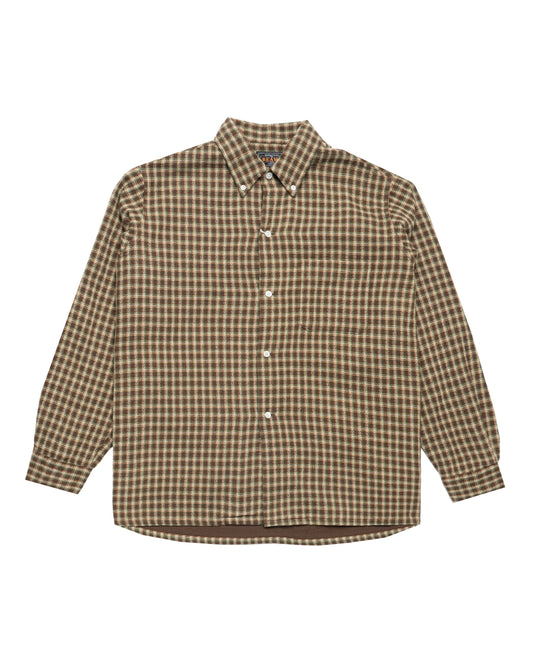 Beams+ Panama Plaid Double Face Shirt