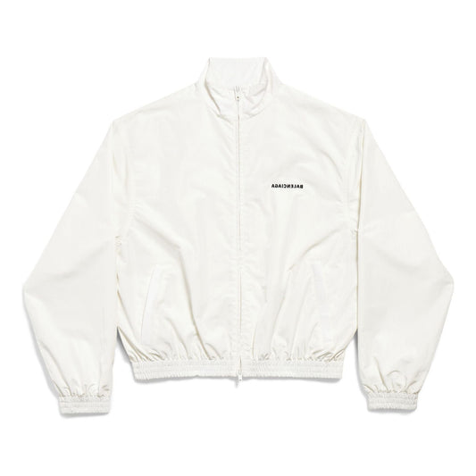(WMNS) Balenciaga Mirror Balenciaga Regular Tracksuit Jacket 'White' 790745TPQ389000